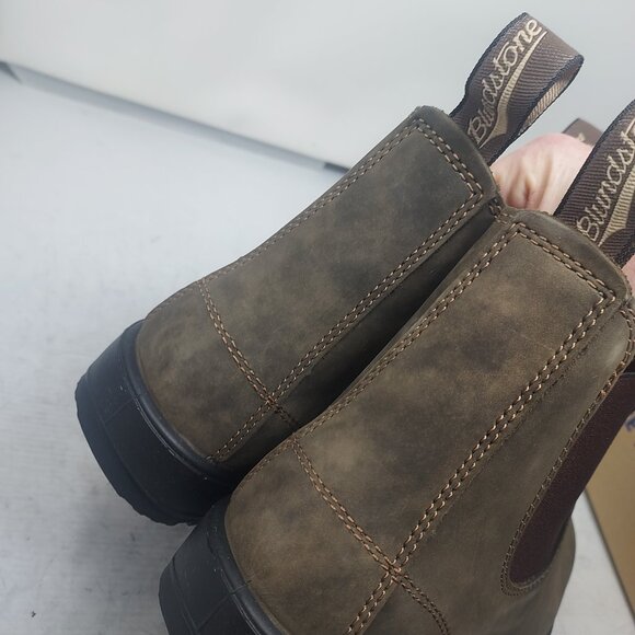 Blundstone MENS Chelsea Rustic Brown Boot - Picture 7 of 8